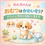 わんちゃんにおむつはかわいそう？メリットと将来を見据えた考え方