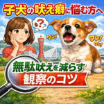 子犬の吠え癖に悩む方へ！無駄吠えを減らす観察のコツ