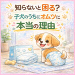 知らないと困る？子犬のうちにオムツに慣らすべき本当の理由