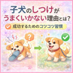 子犬のしつけがうまくいかない理由とは？成功するためのコツコツ習慣
