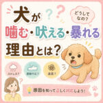 子犬が噛む・吠える・暴れる理由とは？