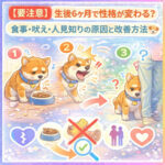 【要注意】生後6ヶ月で性格が変わる？