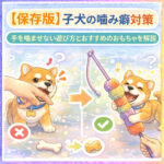 【保存版】子犬の噛み癖対策｜手を噛ませないおすすめおもちゃを解説