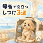 わんちゃんとの帰省で役立つ！パピー期からしてほしいしつけ3選