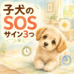 子犬のSOSサイン3つ｜早朝吠え・夜暴れに注意
