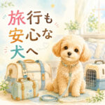 子犬のしつけで旅行に困らないわんちゃんを育てる習慣