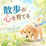 子犬の散歩は心の栄養！落ち着かない原因と散歩のコツ