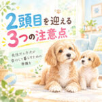わんちゃんの2頭目を迎える前に！3つの注意点