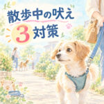 子犬が散歩中に吠える時の3つの対策